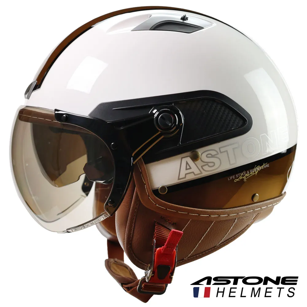 【ASTONE】CJ300 AR7 半罩式 安全帽(抗UV鏡片 透氣內襯 法式復古 飛行員造型 W鏡片) 歷史價格詳細信息