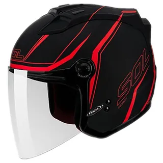 SOL 27S安全帽  天際 消光黑銀  半罩 3/4罩 通風透氣 LED燈 雙D扣 抗UV《送280購物金》 歷史價格詳細信息