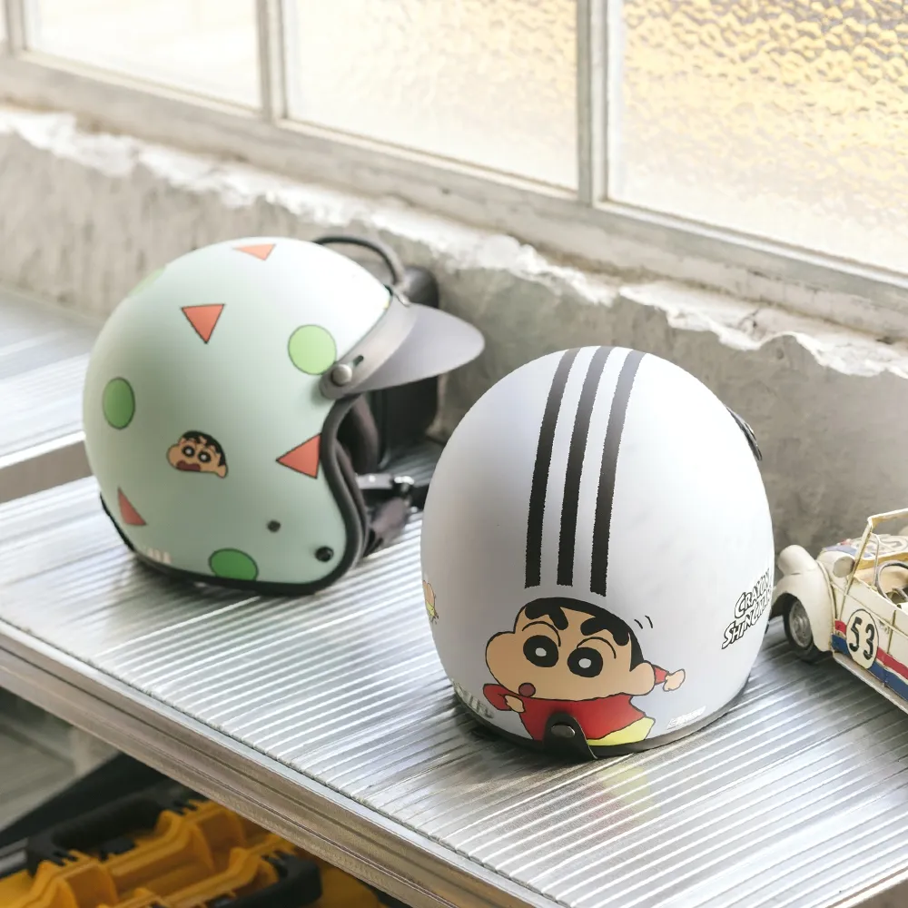 蠟筆小新安全帽- Norns Original Design 蠟筆小新 3/4半罩安全帽 機車造型騎士帽 安全帽 台灣製 歷史價格詳細信息