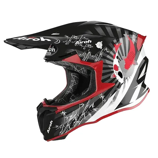 AIROH  TWIST 2.0 安全帽 TECH 亮光紅/黑 義大利品牌 越野帽 全可拆 雙D扣 輕量 透氣 全罩 歷史價格詳細信息