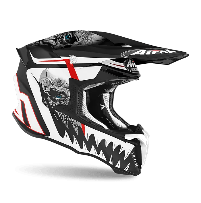 AIROH  TWIST 2.0 安全帽 TECH 亮光紅/黑 義大利品牌 越野帽 全可拆 雙D扣 輕量 透氣 全罩 歷史價格詳細信息