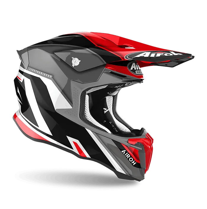 AIROH  TWIST 2.0 安全帽 TECH 亮光紅/黑 義大利品牌 越野帽 全可拆 雙D扣 輕量 透氣 全罩 歷史價格詳細信息
