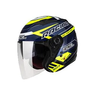 SOL SO-7/SO7 安全帽 極速先鋒 藍/灰白藍 雙鏡片 雙D扣 半罩 安全帽《送280購物金》 歷史價格詳細信息