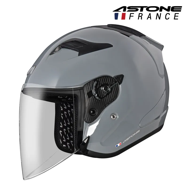 ASTONE 安全帽 DJR 素色 水泥灰 半罩式 3/4罩 加長型風鏡｜安信商城 歷史價格詳細信息