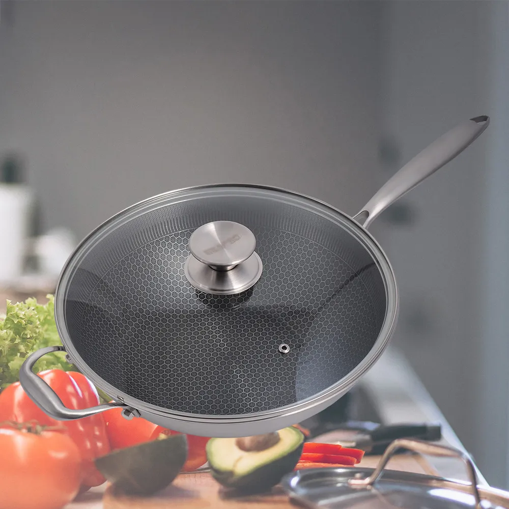 CLARE典鑽316不鏽鋼陶晶不沾炒鍋-36cm-單柄-附蓋 歷史價格詳細信息