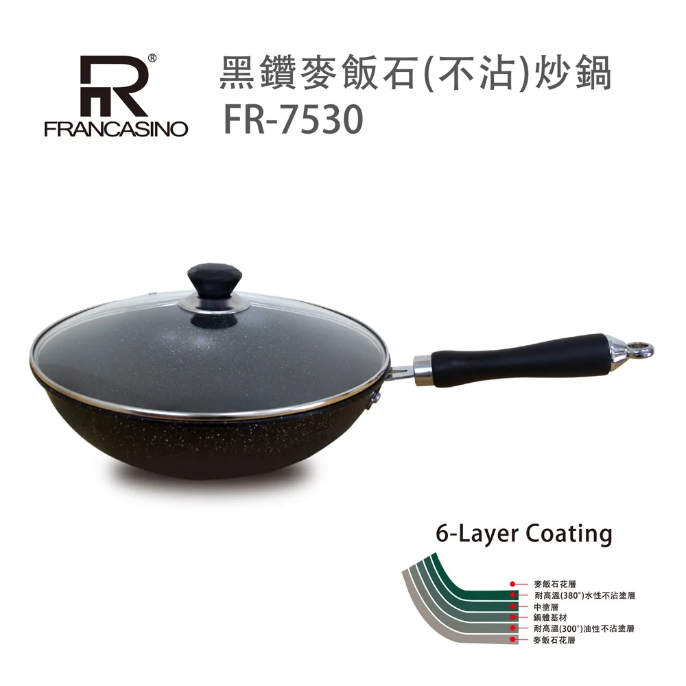 【弗南希諾】麥飯石平底鍋(附蓋)28cm FR-7538 歷史價格詳細信息
