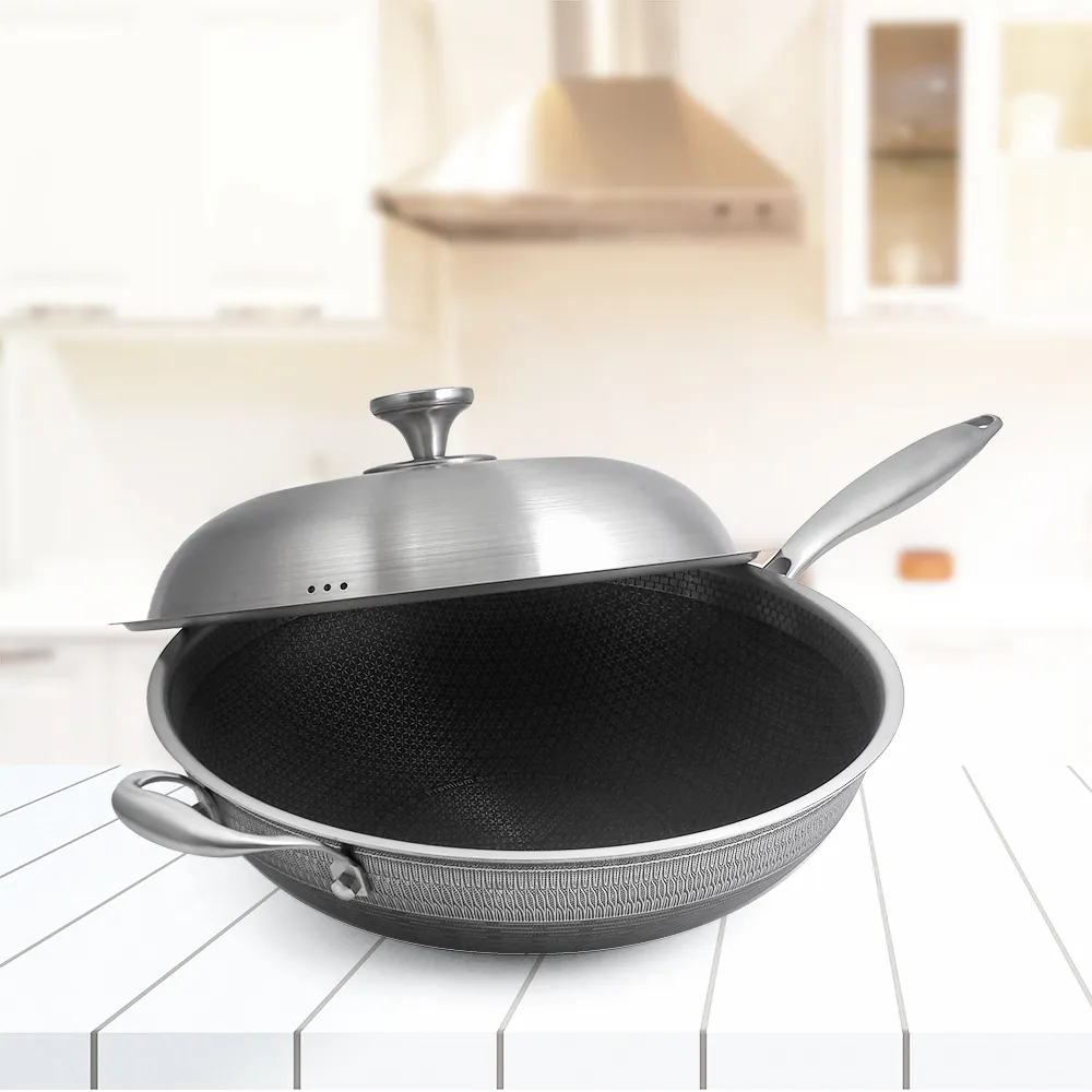 瑪露塔316不鏽鋼陶晶三代不沾炒鍋-40cm-雙耳 歷史價格詳細信息