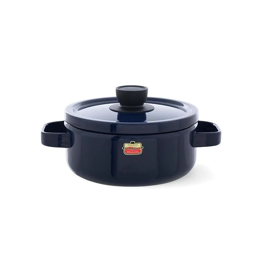 【FUJIHORO 富士琺瑯】20cm雙耳附蓋琺瑯鍋(3.0L)-煙霧藍 歷史價格詳細信息