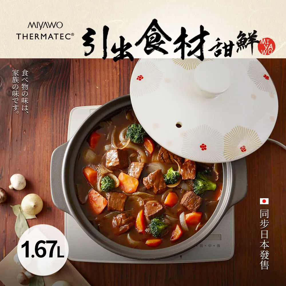 MIYAWO日本宮尾 IH系列6.5號耐溫差陶土湯鍋1.1L-啞光灰(可用電磁爐) 歷史價格詳細信息