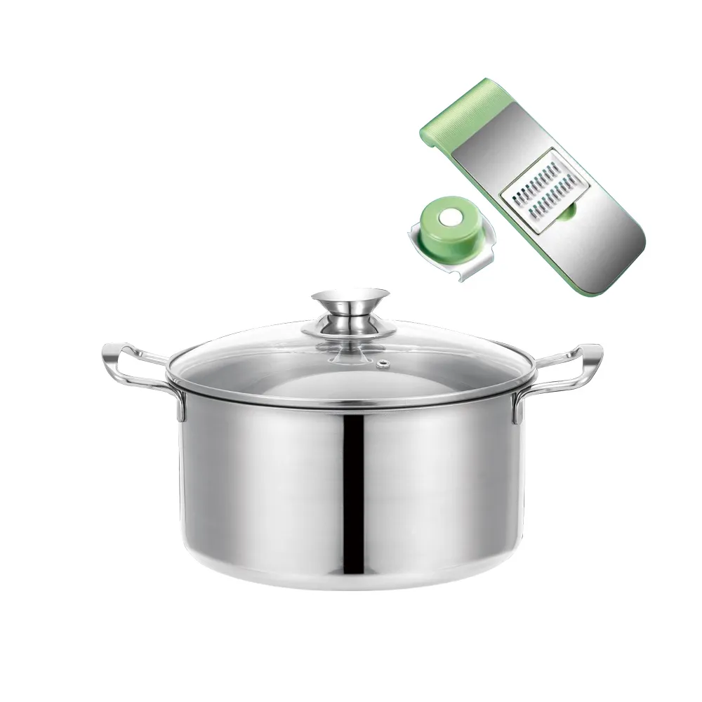 鵝頭牌 304料理提鍋湯鍋雙鍋組(4.3L+1.4L) CI-4.3T+CI-1703台灣製 送304湯勺 歷史價格詳細信息