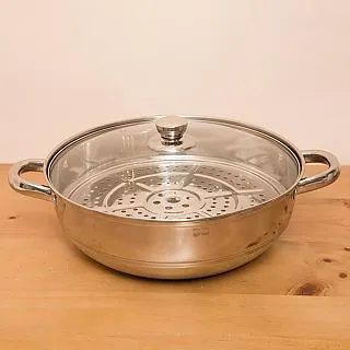 -電蒸火鍋家用多功能電火鍋5l大容量透明三層電蒸鍋 歷史價格詳細信息