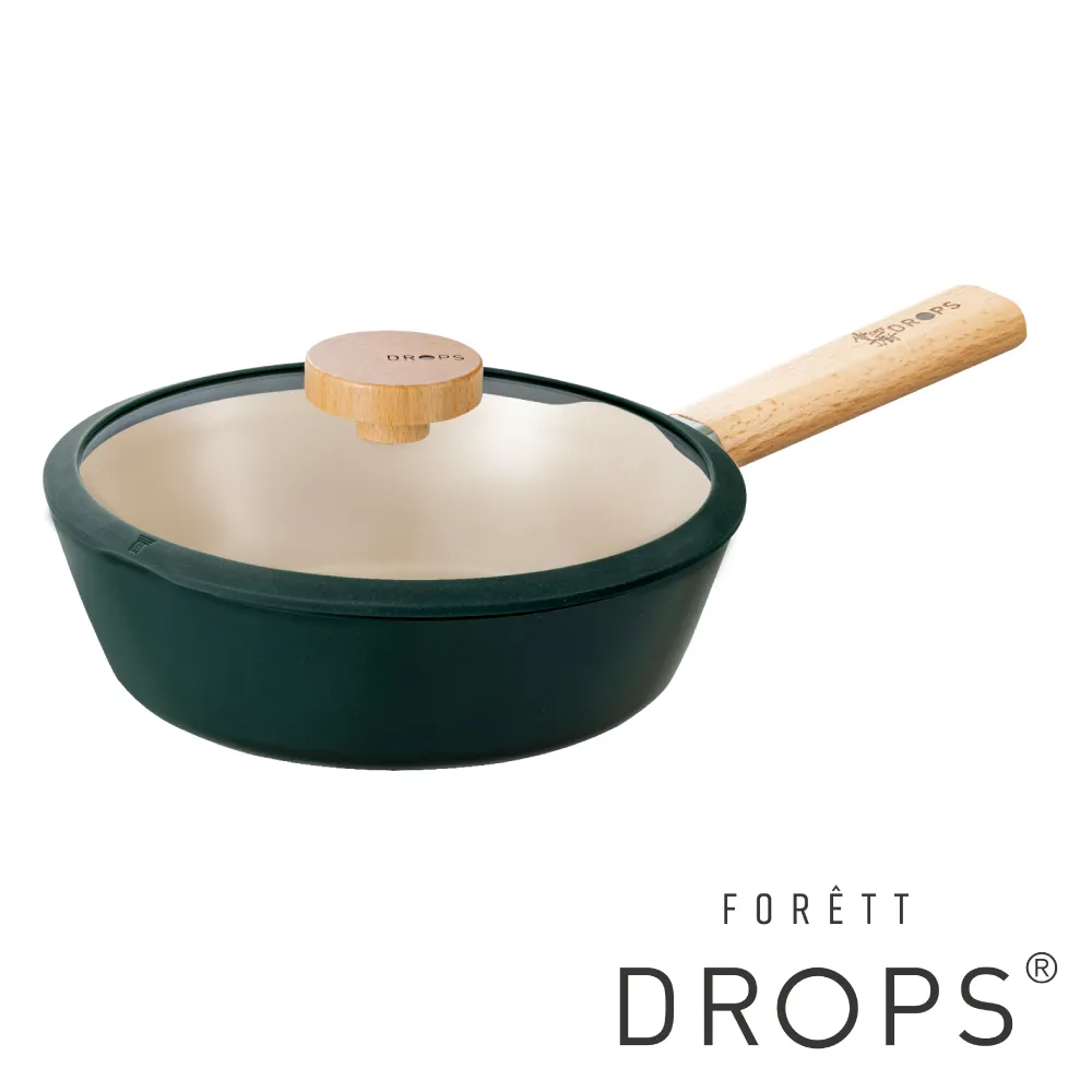 《韓國DROPS》FORETT 森林系不沾多用途鍋22cm(附安全玻璃蓋) 歷史價格詳細信息