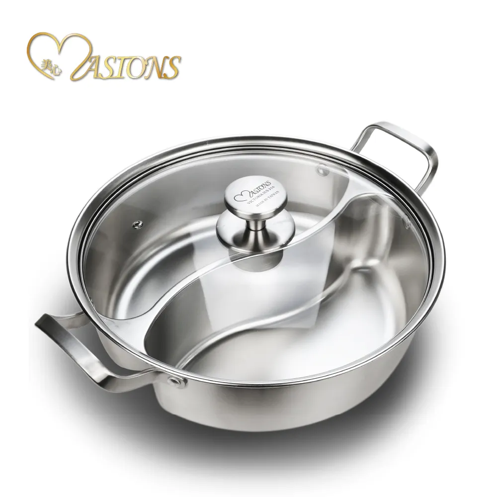 【MASIONS 美心】316不鏽鋼鴛鴦鍋火鍋 (IH爐/電磁爐適用) 價格比較,價格查詢,歷史價格詳細信息