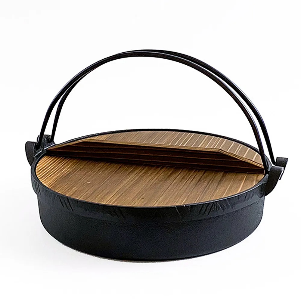 【福介商店】日本鑄鐵鍋南部鐵器 岩鑄 木柄雙口片手油炸鍋 16cm 歷史價格詳細信息