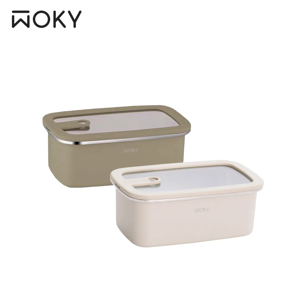 【WOKY 沃廚】可微波不鏽鋼保鮮盒4件組(1100ml*2+700ml+600ml) 歷史價格詳細信息