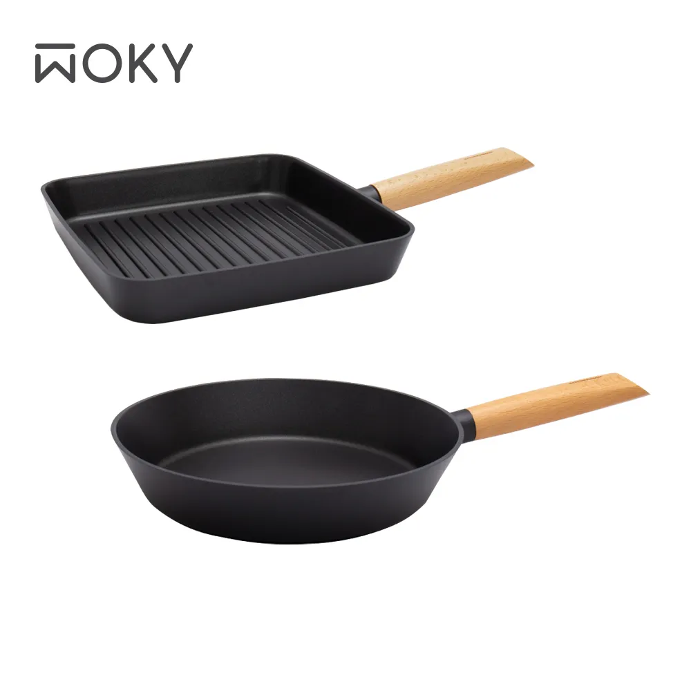 壓鑄系列套裝廚房麥飯石煎鍋炒鍋湯鍋奶鍋中秋禮品鍋電磁爐通用 歷史價格詳細信息