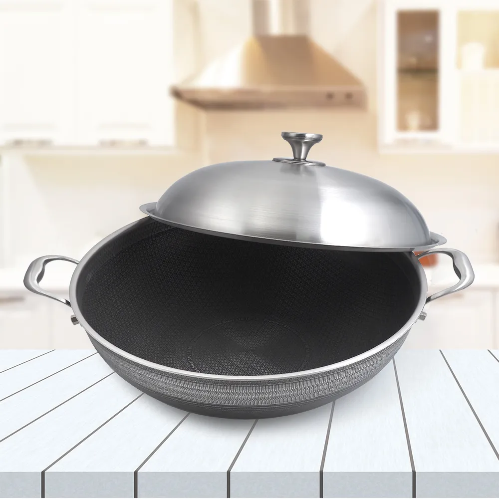 瑪露塔316不鏽鋼陶晶三代不沾炒鍋-40cm-雙耳 歷史價格詳細信息