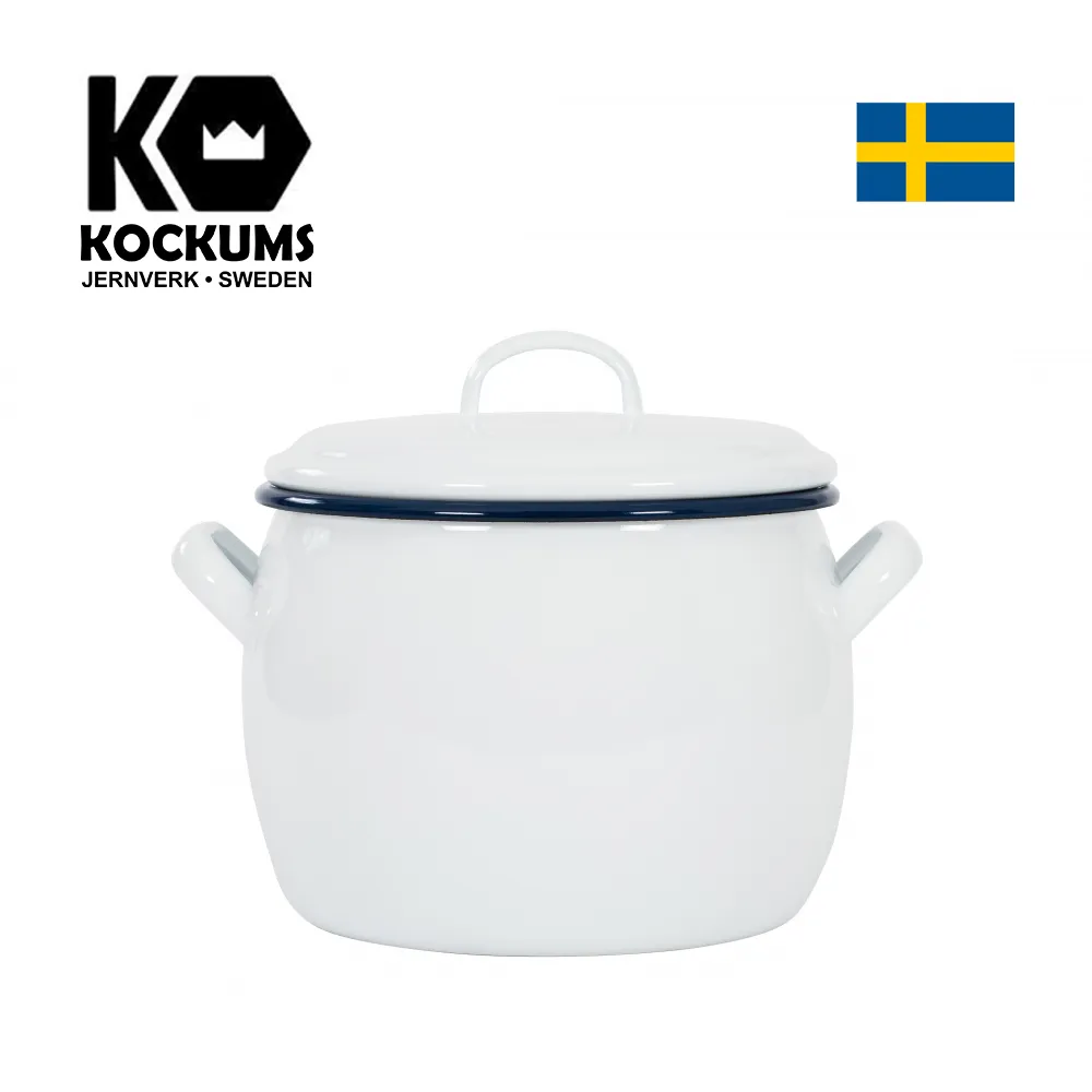瑞典Kockums考庫姆 陶瓷 單柄湯鍋 純白色 16cm 帶蓋2.3L POT-006 現貨 廠商直送 歷史價格詳細信息