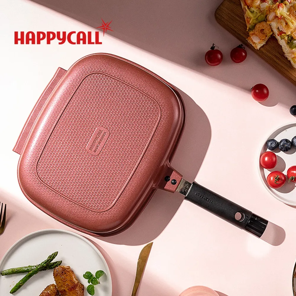【韓國HAPPYCALL】陶瓷熱循環雙面鍋不沾鍋(兩款任選) 歷史價格詳細信息