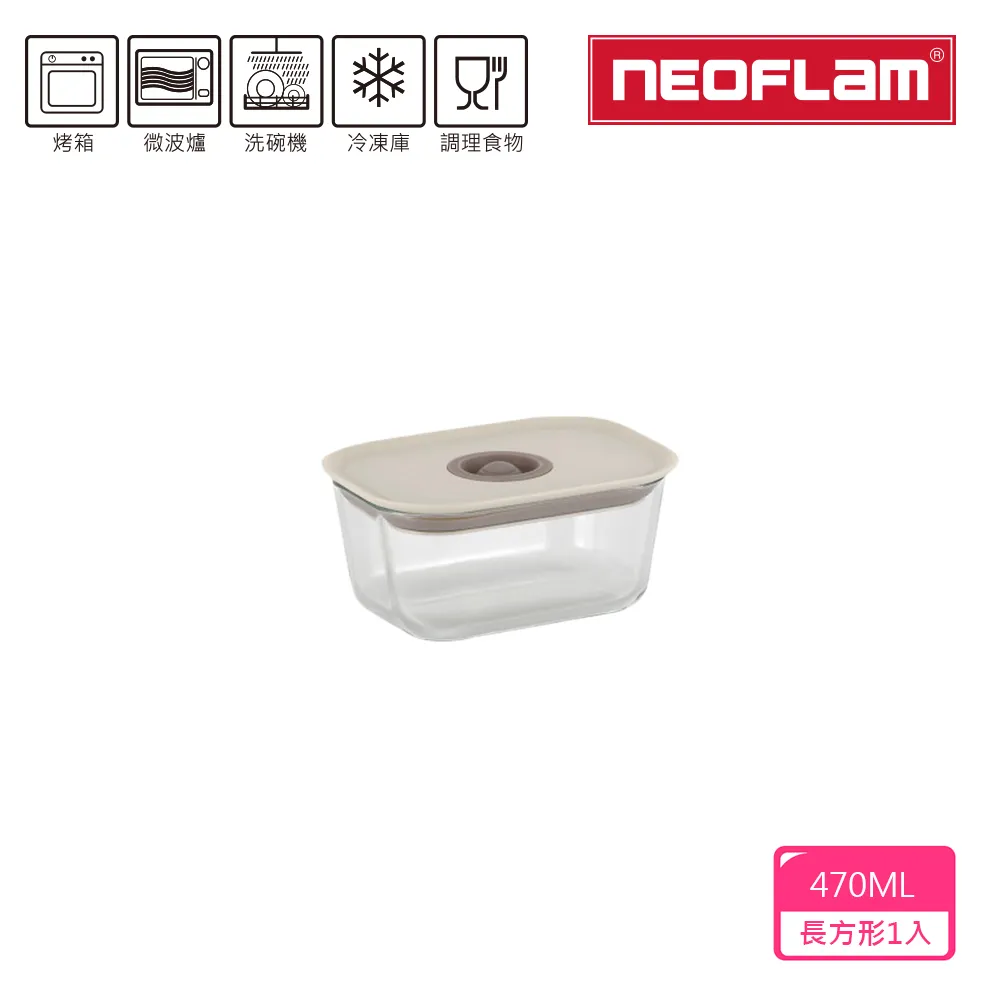 NEOFLAM FIKA GLASS系列玻璃保鮮盒超值4件組(S+M+L+XL) 歷史價格詳細信息