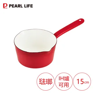 【日本Pearl】琺瑯淺型湯鍋16cm(黑) 歷史價格詳細信息