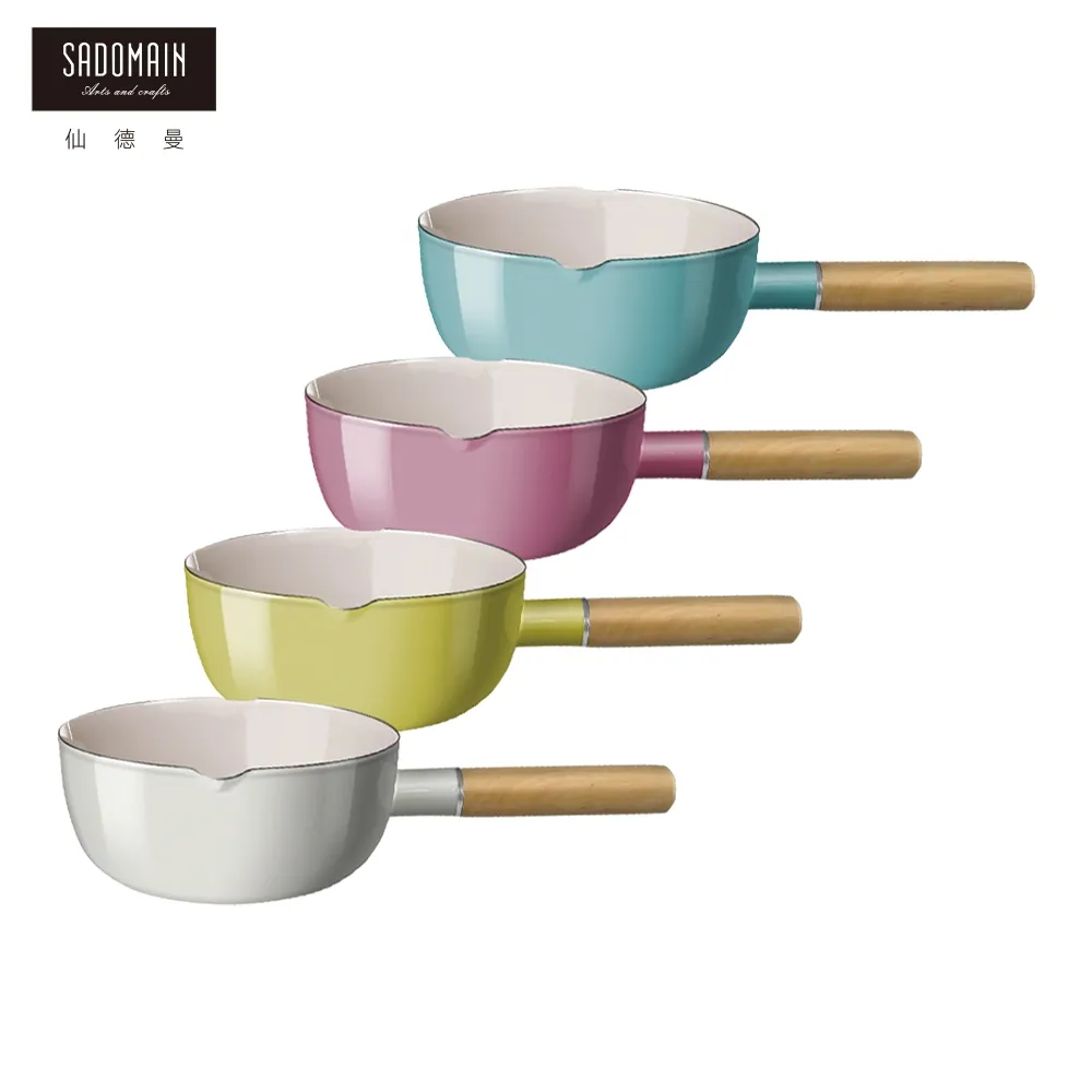 仙德曼琺瑯單柄雪平鍋-18cm/1.9L-天空藍 歷史價格詳細信息