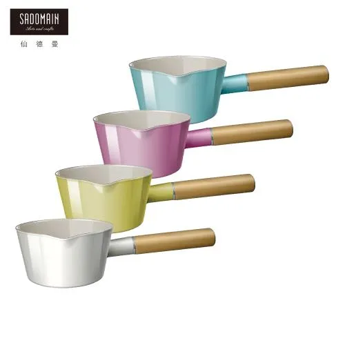 仙德曼琺瑯單柄牛奶鍋-12cm/0.8L-白色 歷史價格詳細信息