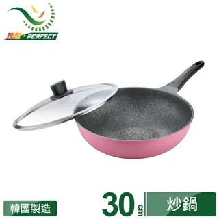 【PERFECT 理想】韓國晶鑽不沾炒鍋(無蓋)+品味日式不沾平煎鍋超值組 歷史價格詳細信息