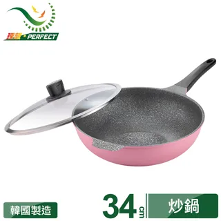 【PERFECT 理想】韓國晶鑽不沾炒鍋(無蓋)+品味日式不沾平煎鍋超值組 歷史價格詳細信息