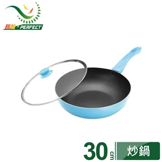 理想PERFECT 日式不沾炒鍋30cm(附蓋)電磁爐可用 IKH-16130 台灣製造 歷史價格詳細信息