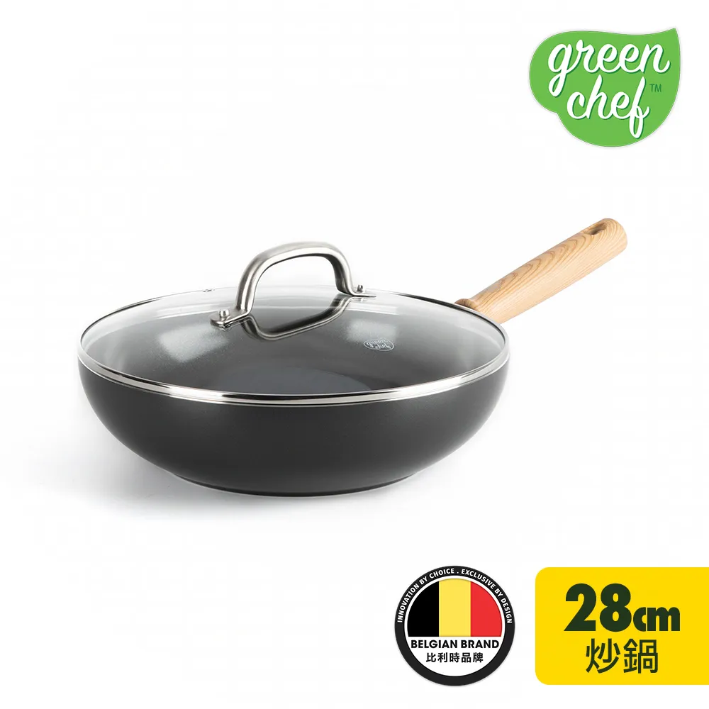 GreenChef 鑽石系列 不沾鍋炒鍋/中式炒鍋32cm (含蓋) 歷史價格詳細信息