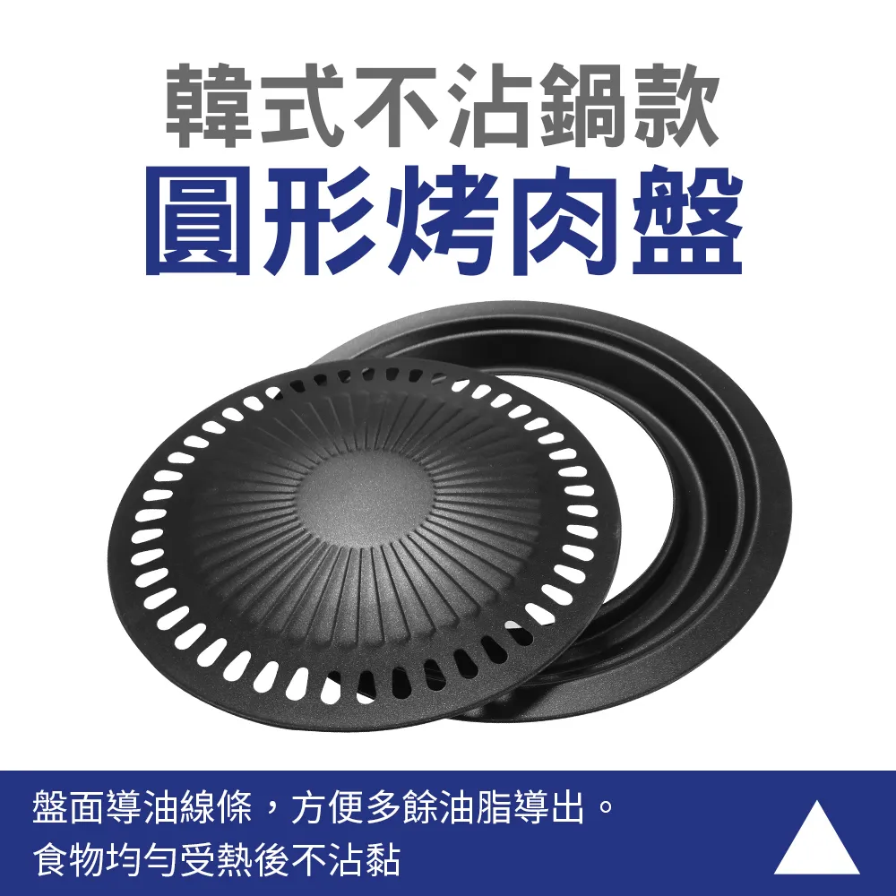 韓式圓形涮烤一體烤盤麥飯石不沾鍋烤盤方形可攜式戶外卡式爐烤盤 歷史價格詳細信息