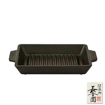 【日本長谷園伊賀燒】黑釉長型烤盤 歷史價格詳細信息