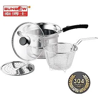 秦博士 304全能蒸煮炸便利鍋 SBL418-304 歷史價格詳細信息