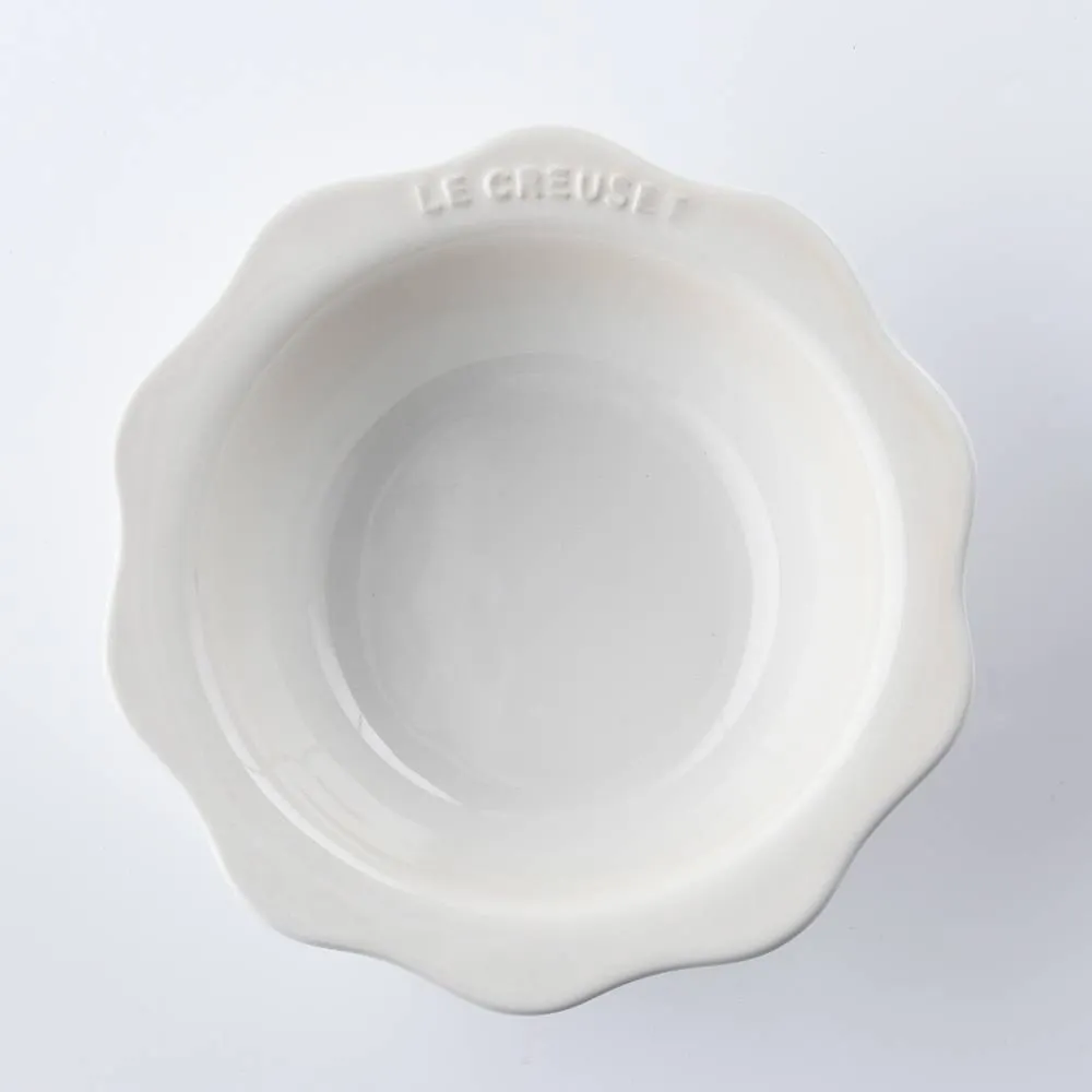 Le Creuset 蕾絲花語系列 花邊圓形淺盤 25cm 悠然綠 歷史價格詳細信息