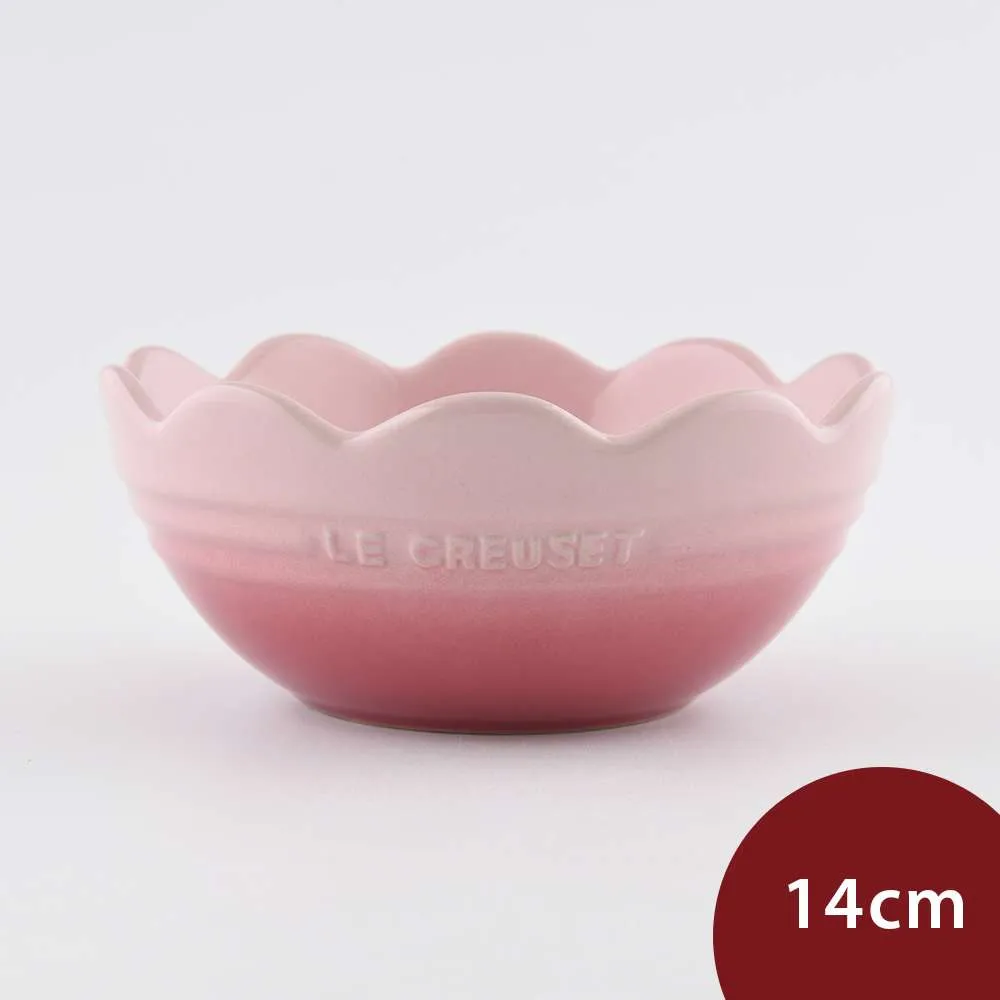 Le Creuset 蕾絲花形碗 沙拉碗 麥片碗 料理碗 14cm 櫻花粉 價格比較,價格查詢,歷史價格詳細信息