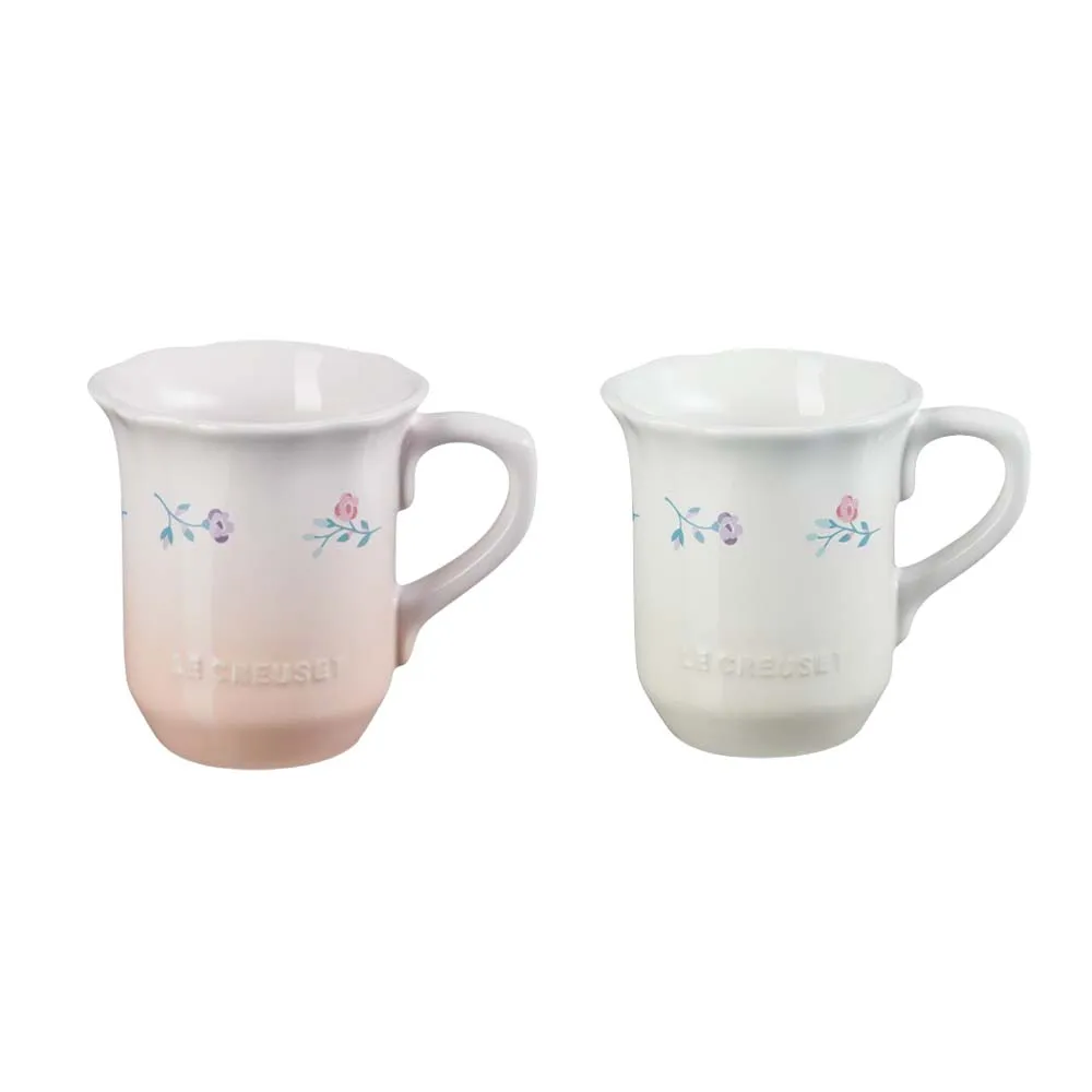 Le Creuset 南法花語系列 凡爾賽花園 不規則圓形深盤 盛菜盤 餐盤 20cm 芭蕾粉 歷史價格詳細信息