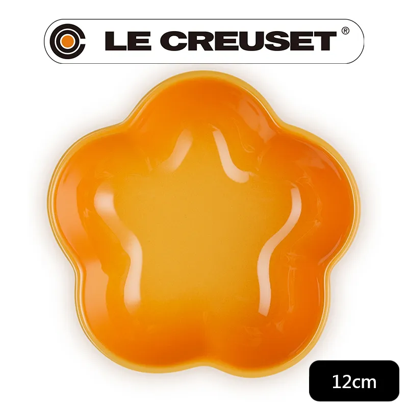 【Le Creuset】瓷器花型盤-小-12cm(藍鈴紫/蛋白霜/水手藍 3色選1) 歷史價格詳細信息