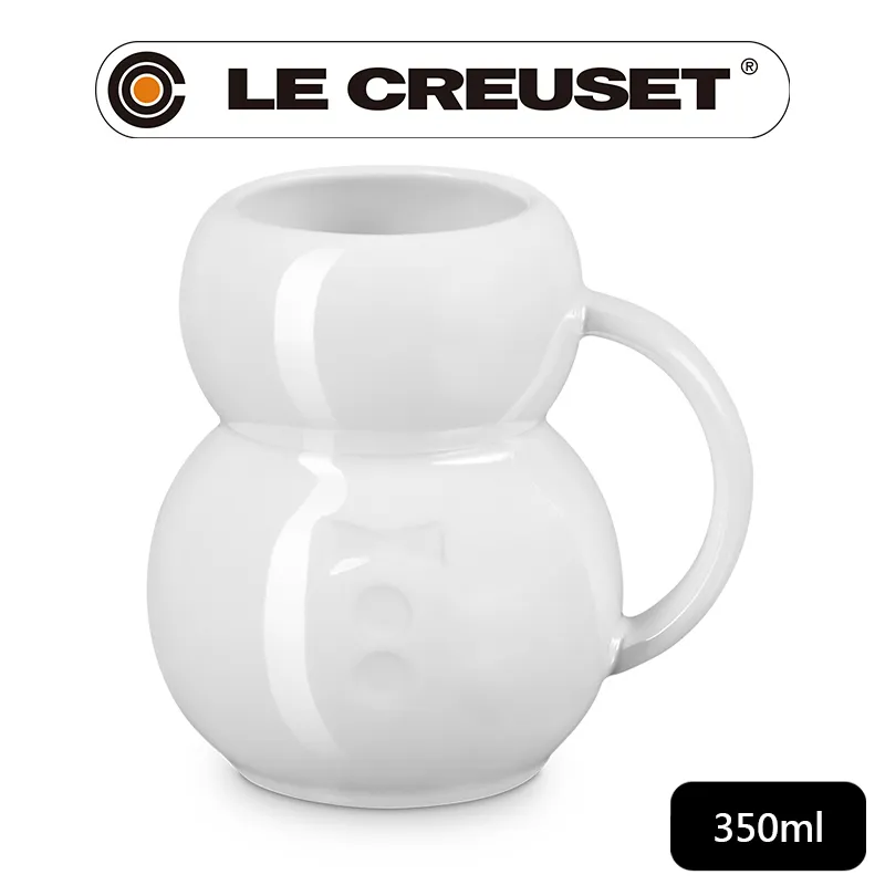 LE CREUSET-瓷器雪人造型點心盤 19cm(貝殼粉) 歷史價格詳細信息
