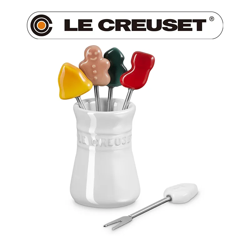 LE CREUSET-瓷器餐叉組 5入 (艾莉絲黃/薄荷藍/粉彩紫/牛奶粉/海岸藍) 歷史價格詳細信息
