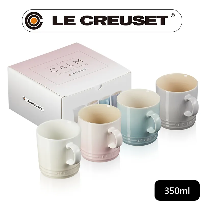 LE CREUSET-瓷器悠然恬靜系列沙拉盤組22cm-4入 (蛋白霜/貝殼粉/海洋之花/迷霧灰) 歷史價格詳細信息