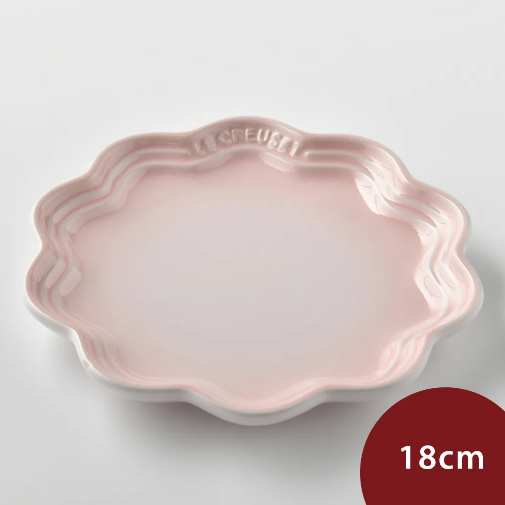 Le Creuset蕾絲花邊盤 18cm-粉彩紫 歷史價格詳細信息