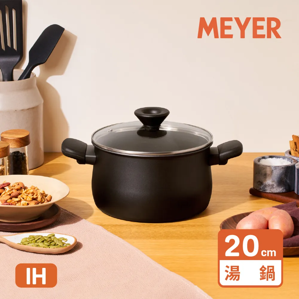 【MEYER 美亞】IH全黑陽極陶瓷不沾深平底炒鍋20 / 24 / 26 / 30 CM - MIDNIGHT鎧甲系列 歷史價格詳細信息