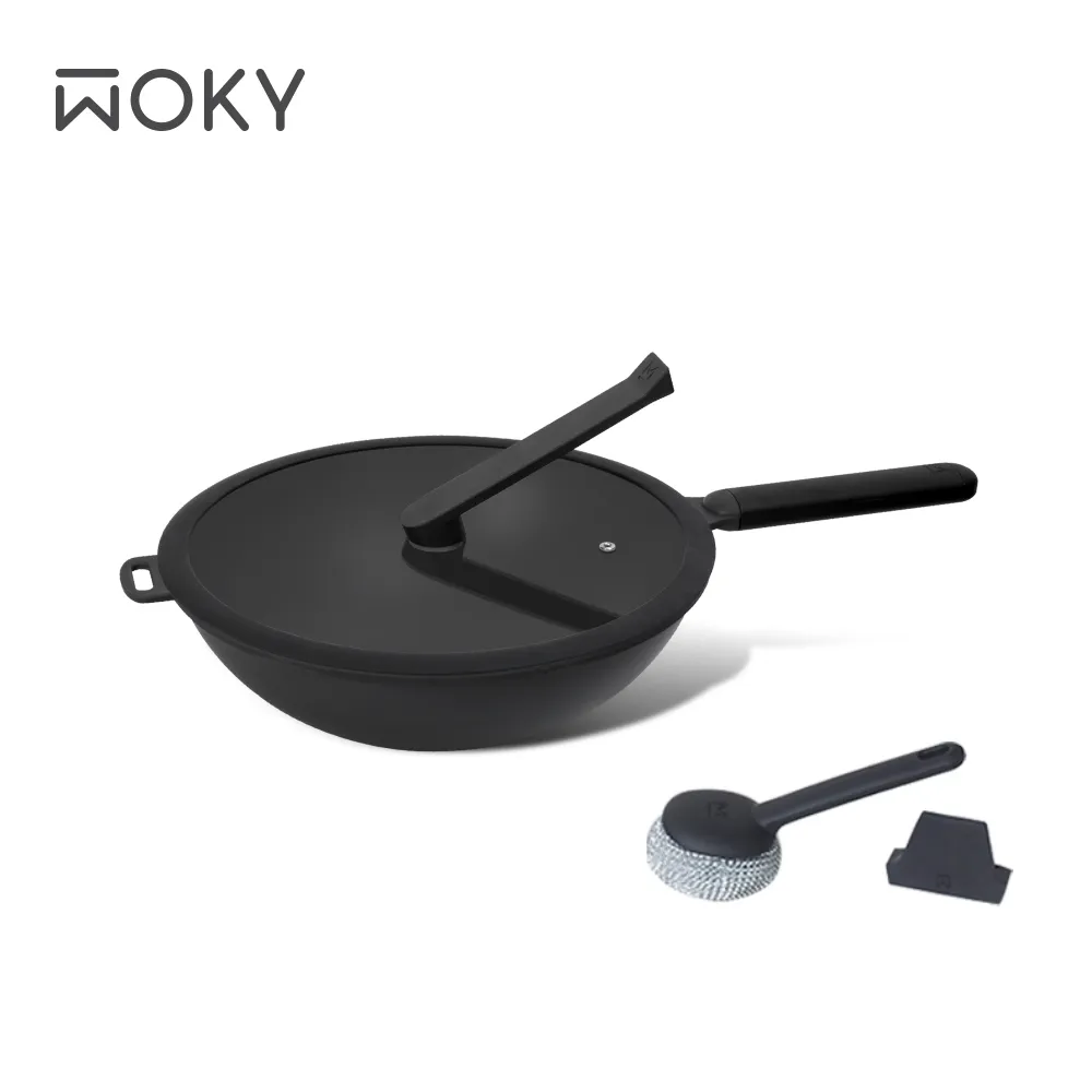 【WOKY 沃廚】恰恰鍋32公分炒鍋組(含鍋蓋+集水器)+【AURA 艾樂】手提陶瓷易潔層真空食物罐800ml(淡粉) 歷史價格詳細信息