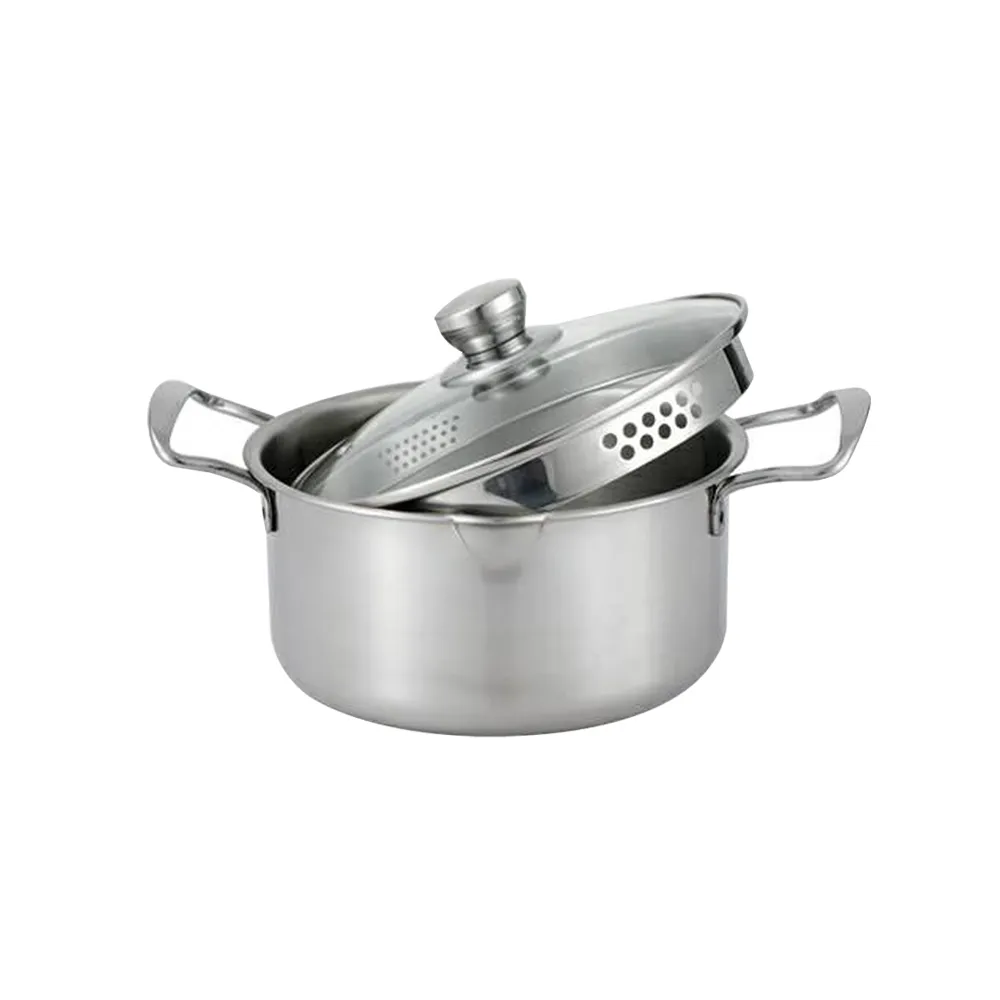 【鵝頭牌】極特厚多用雙耳湯鍋22CM+極特厚原味小奶鍋17CM 歷史價格詳細信息