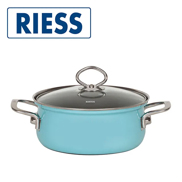 【奧地利RIESS瑞斯】藍花琺瑯鍋20cm 0130-073 歷史價格詳細信息