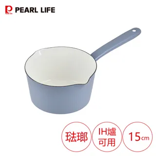 【日本Pearl】琺瑯淺型湯鍋16cm(黑) 歷史價格詳細信息