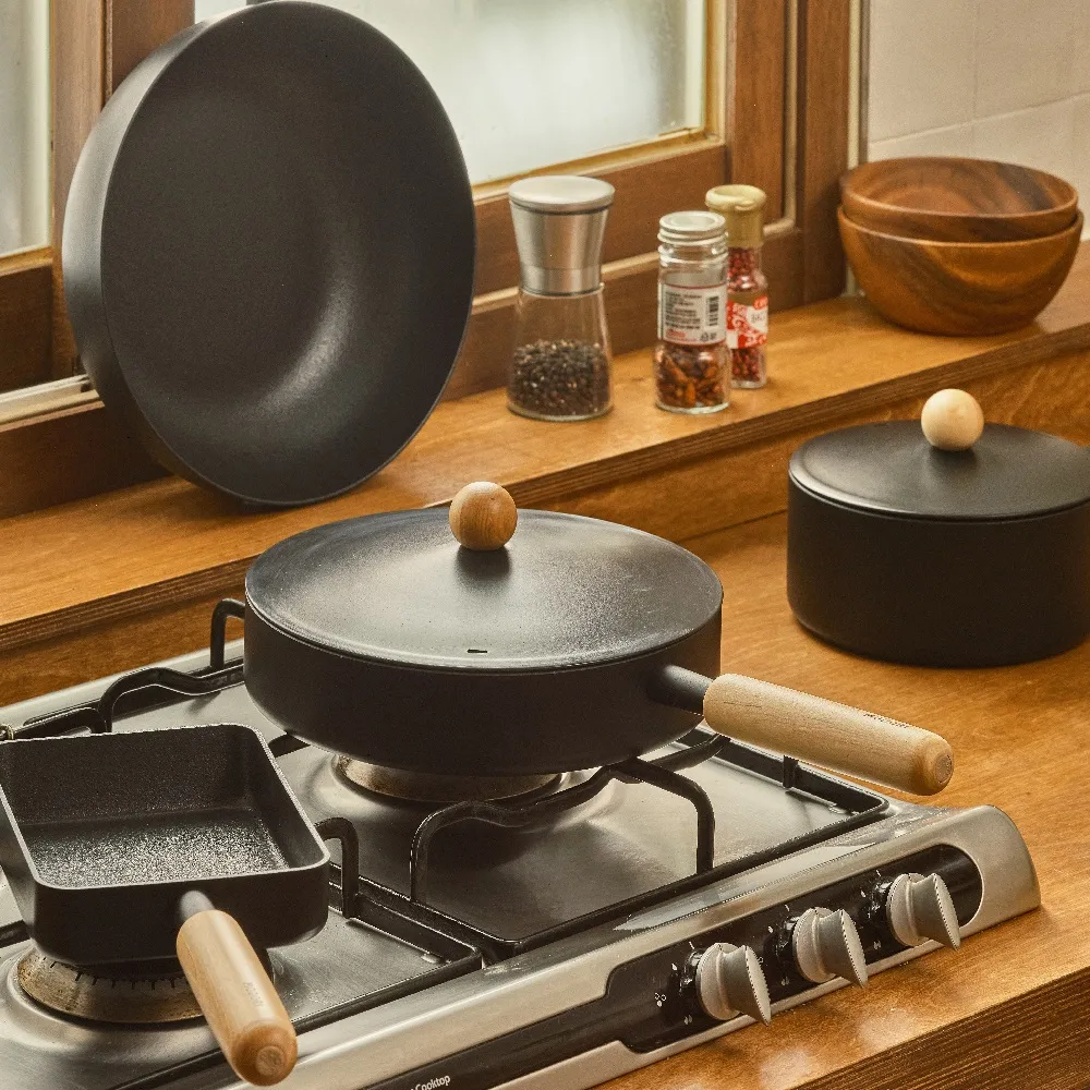 MODORI　玄黑平底鍋蓋子 24cm 歷史價格詳細信息