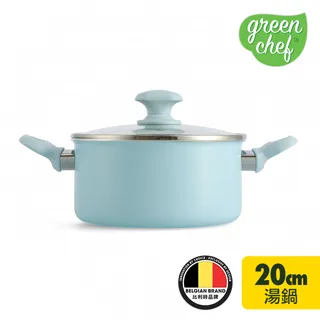 【GreenChef】Sandstone系列16cm不沾鍋單柄湯鍋(粉彩藍)(加蓋) 歷史價格詳細信息