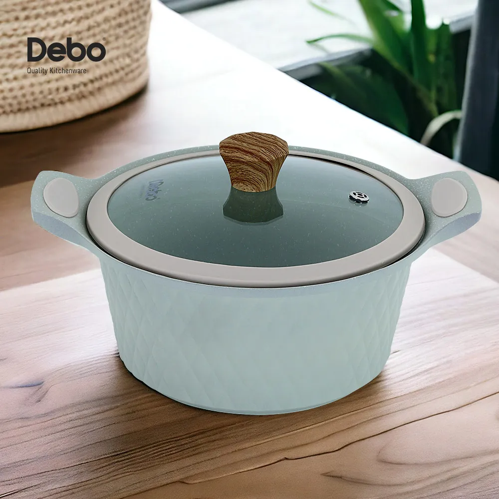【德鉑Debo】菱格紋單把複底不沾湯鍋18cm 歷史價格詳細信息